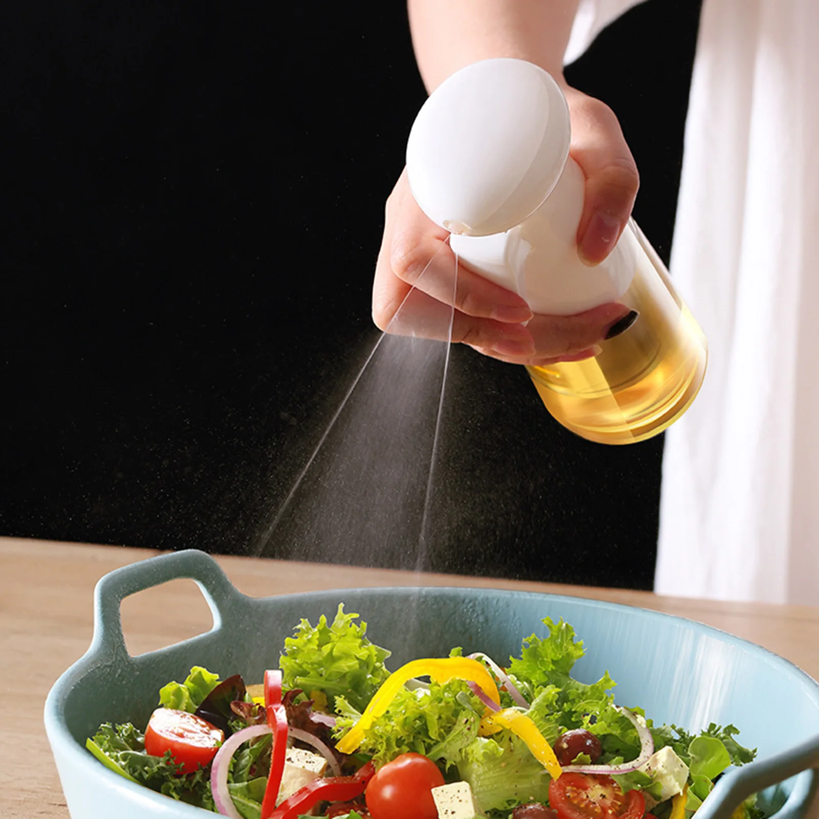 

1/2Pcs Oil Bottle Kitchen Oil Spray Bottle Cooking Baking Vinegar Mist Sprayer Barbecue Spray Bottle for Cooking BBQ Picnic Tool