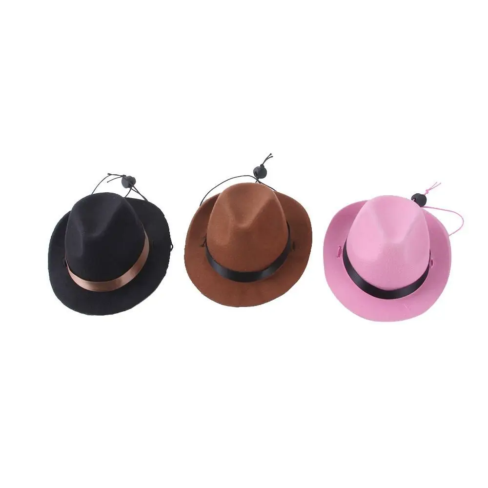 Funny for Puppy Kitten Party Supplies Pet Accessories Dog Costume Top Hat Pet Cowboy Hat Dogs Cat Caps Headwear images - 6