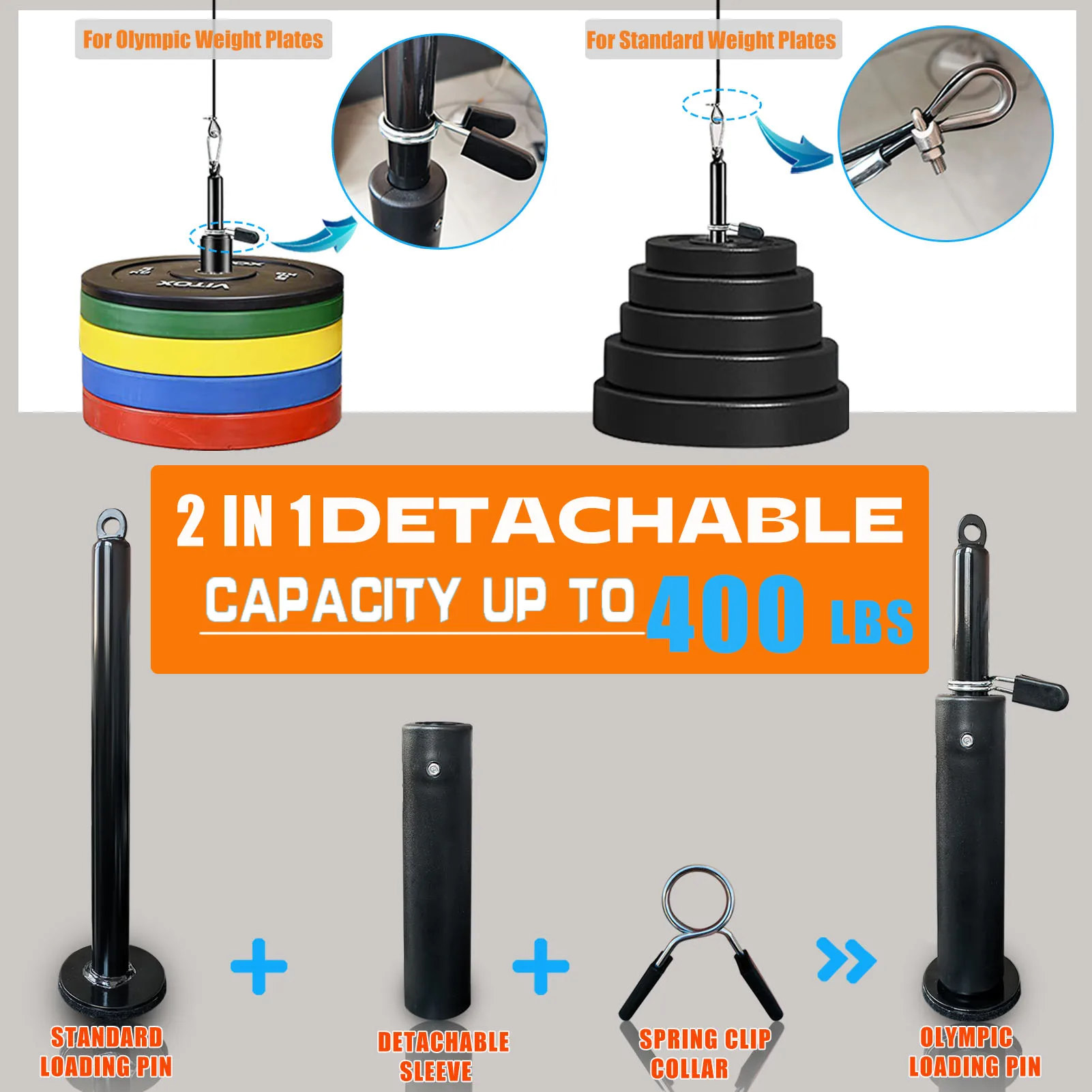 Фитнес DIY шкив кабельный тренажер набор бластерный рука бицепс трицепс силовая