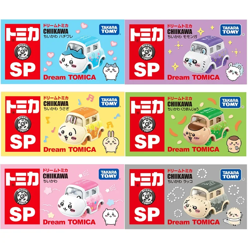 TAKARA TOMY Tomica Chiikawa Hachiware Usagi игрушки из сплава литая под давлением металлическая
