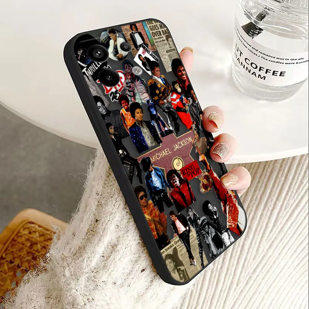 Фото Чехол для телефона Singer M-Michael J-Jackson на заказ для Xiaomi Redmi Note 14 13 12 12S 11 11T 11S 10 10T 10S 10X 9 8 7 PLUS №4