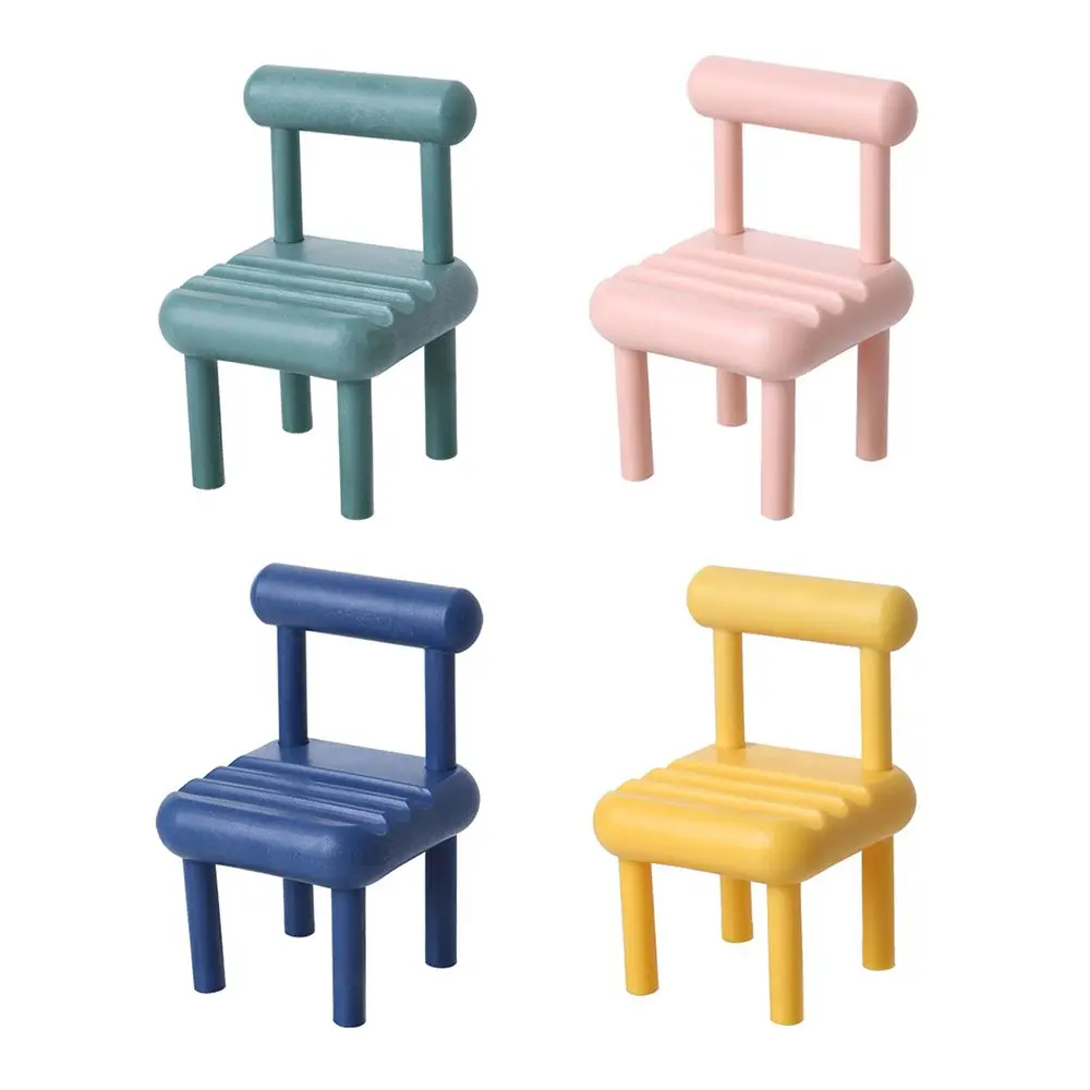 

4Pcs Mini Portable Bracket Desk Phone Base Desktop Mobile Phone Stand Tablet Holder Chair Phone Holder Furnishings