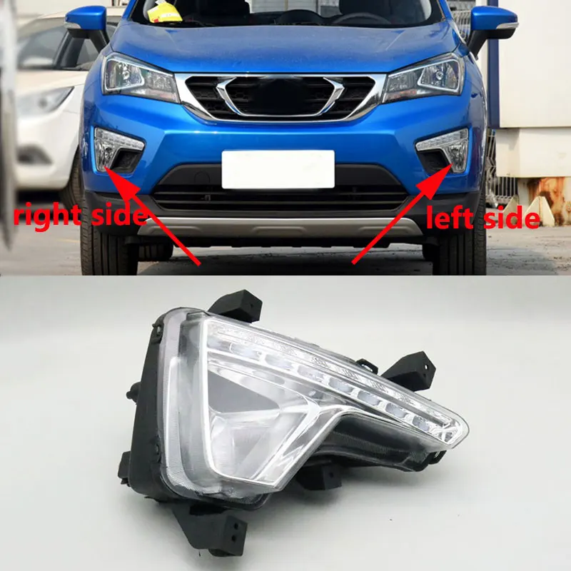 

For Changan CS15 2016 2017 2018 Car Front Bumper Fog Light Daytime Running Lamp Foglamp