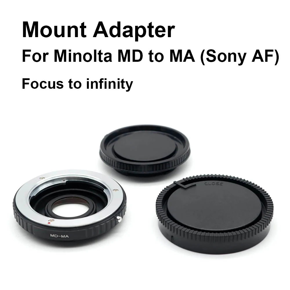MD - MA (AF) для объектива Minolta MD / MC Sony AF DSLR камера A77 A99 A58 A65 Крепление Адаптер кольцо коррекция стекла фокус до бесконечности