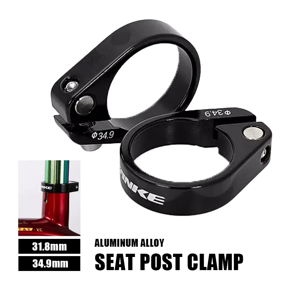 Bicycle Seat Post Clamp For Road bike 31.8/34.9mm Ultra Light Aluminum Alloy MTB Road Bike Seatpost Clamps Bicycle Accessories
