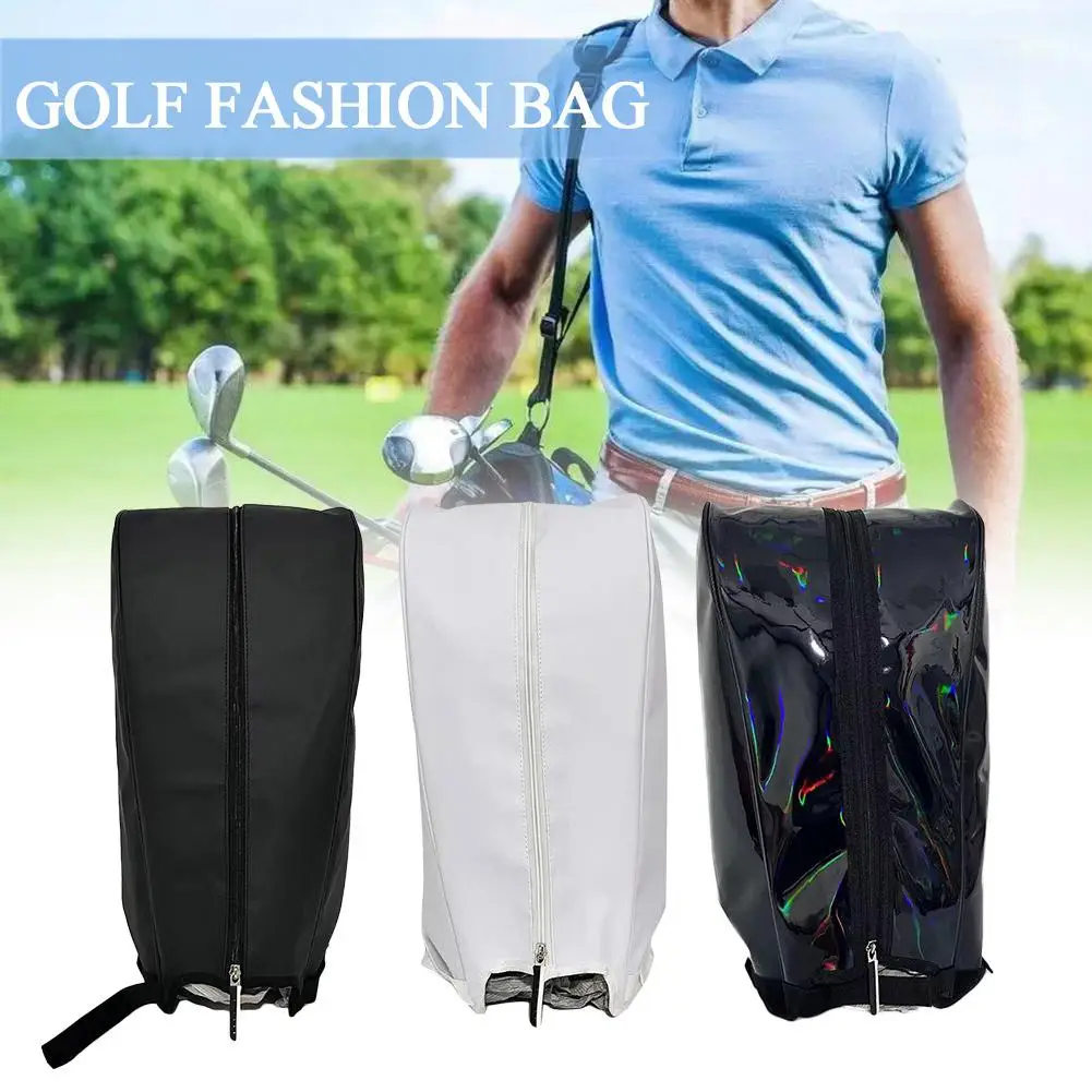 

1pcs Golf Bag Cover PVC Waterproof Flight Travel Golf Bag Cover Dustproof Golf Bag With Rain Cover Case For Storage Bag Dur M9J1