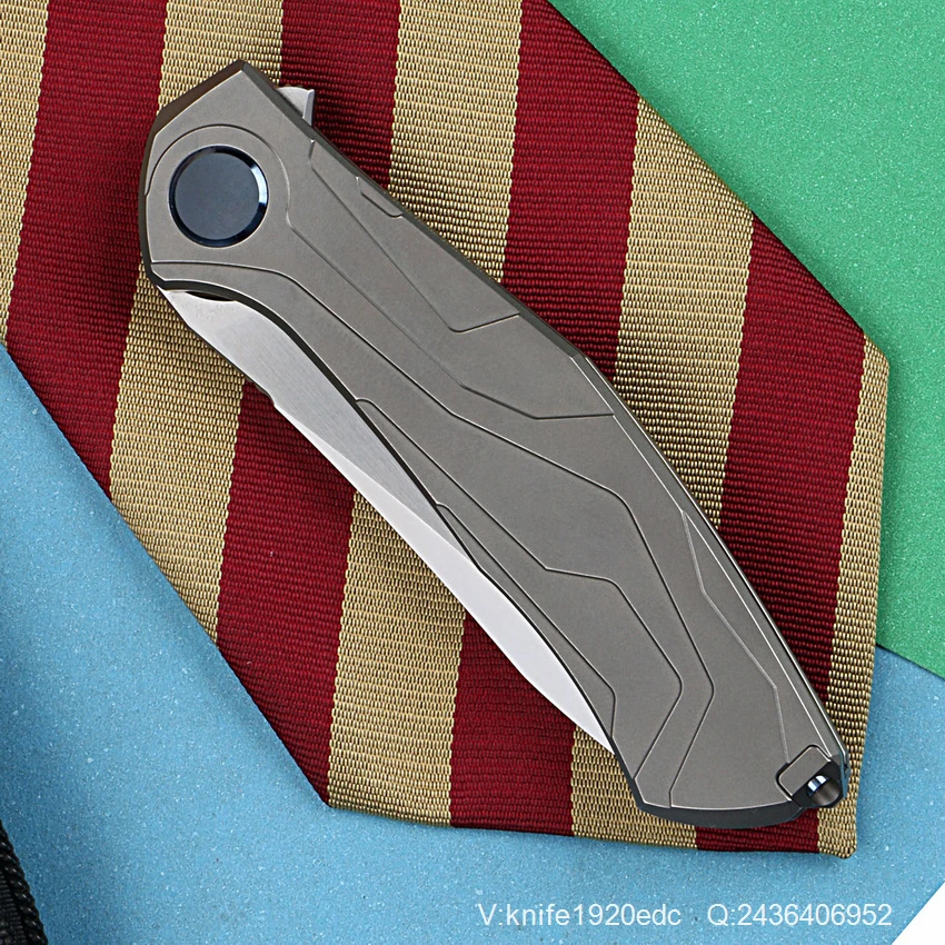 Складной нож Green Thorn Kami Flipper лезвие M390 титановая ручка для кемпинга охоты рыбалки