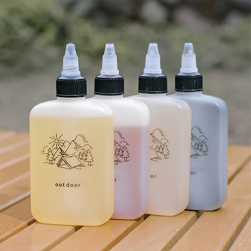 Бутылка для масла приготовления пищи на природе герметичная портативная