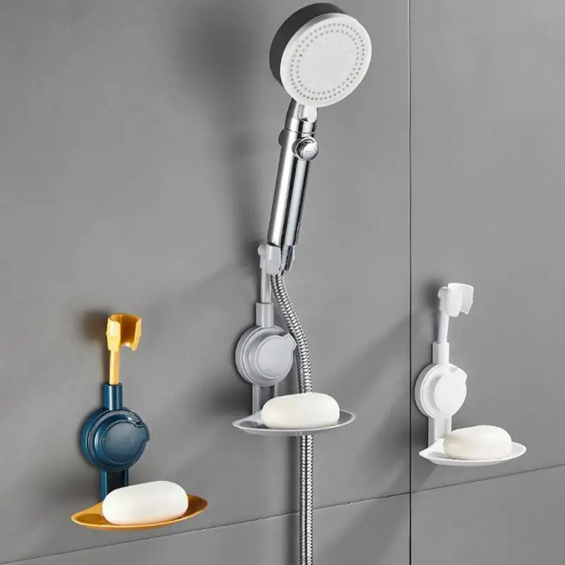 

Держатель для душа 2 в 1, регулируемая присоска, кронштейн без перфорации, базовая подставка, универсальный