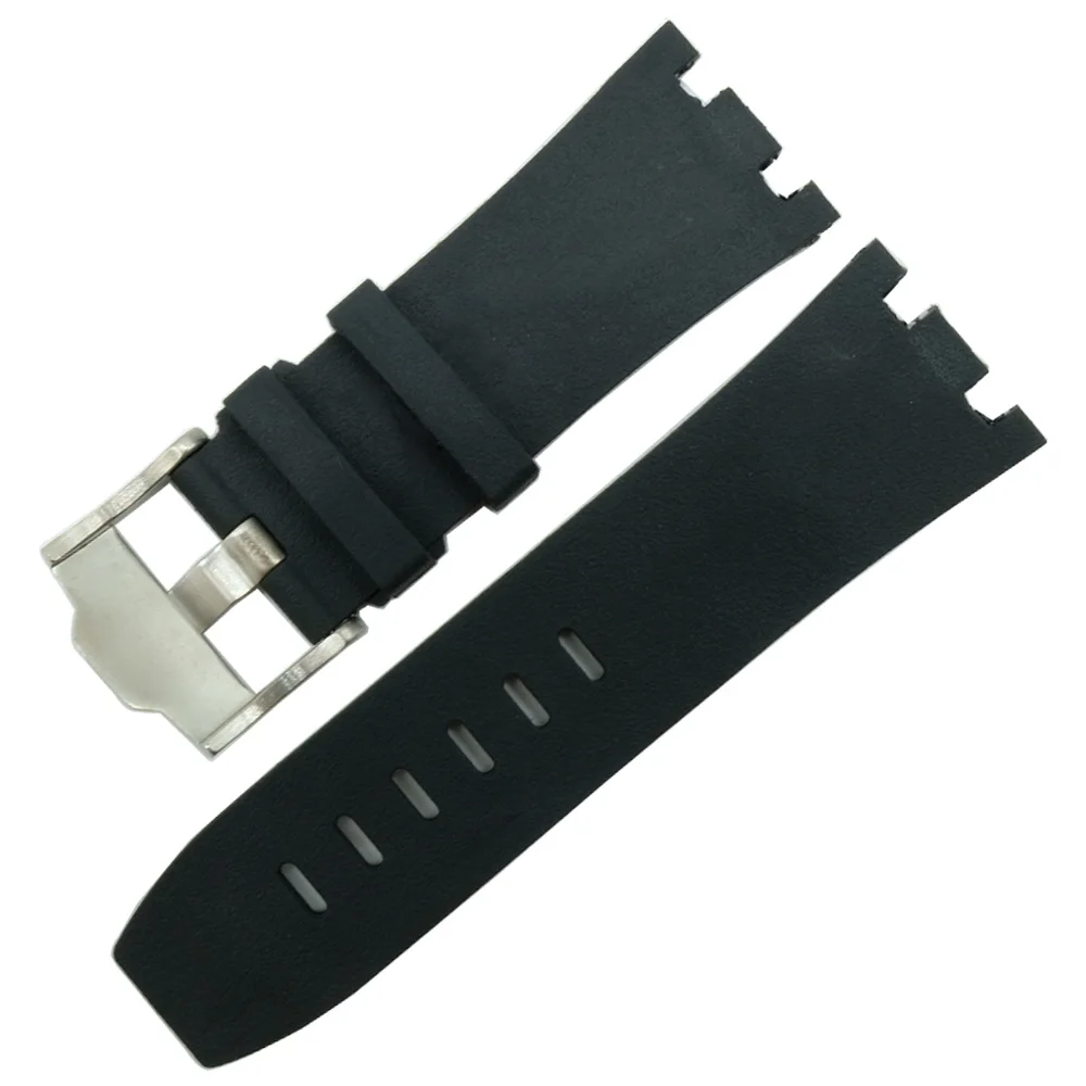 

Nature Rubber Watch Strap 22mm 24mm Black Blue Red Yelllow Watchband Bracelet For Band Logo On US $14.01 - 18.29/ Piece