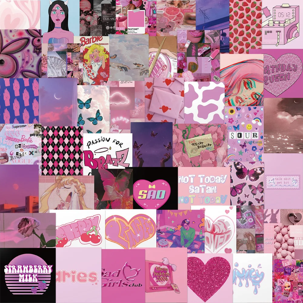 

50 шт., стикеры в стиле граффити с изображением девушки