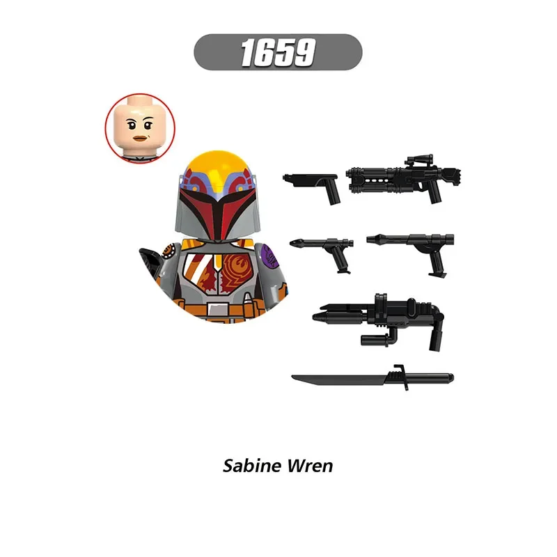 X0307 горячие игрушки звездные войны Клон солдат 501-й полк мини строительный блок