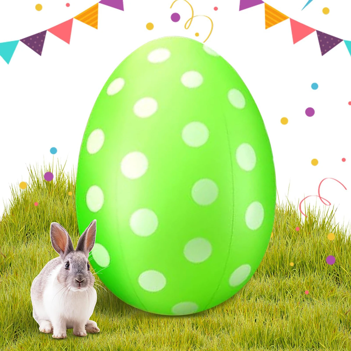 24-дюймовые надувные пасхальные яйца гигантские наполняемые красочные