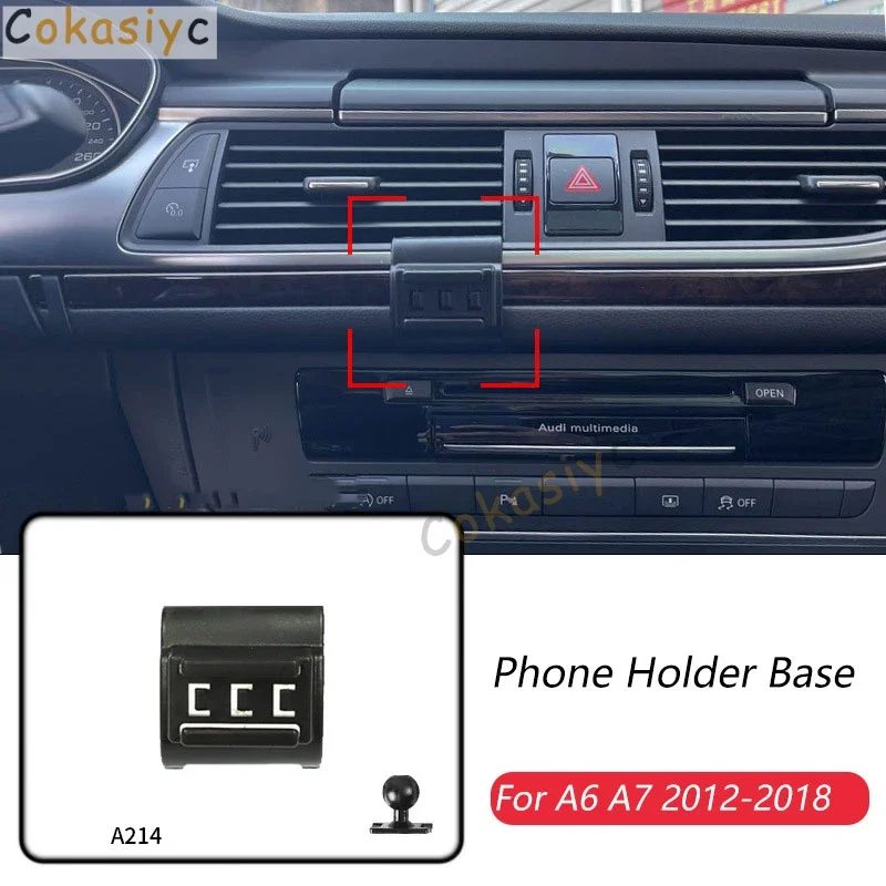 Автомобильный держатель для телефона специальные крепления Audi A6 A7 2012-2018