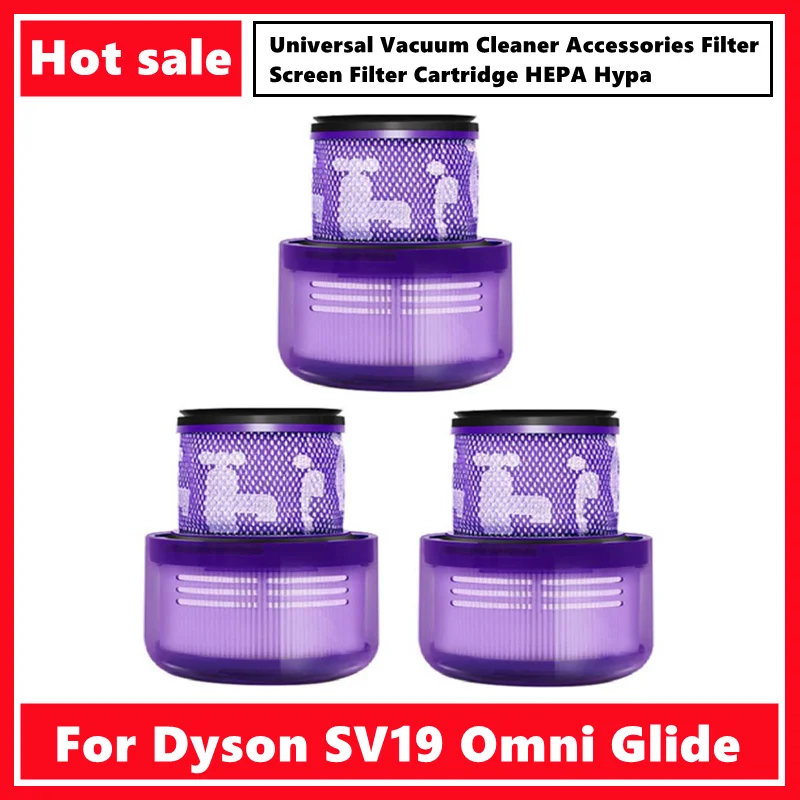 Фото Универсальные аксессуары для пылесоса Dyson, фильтрующий экран SV19 Omni Glide, фильтрующий картридж HEPA Hypa №1