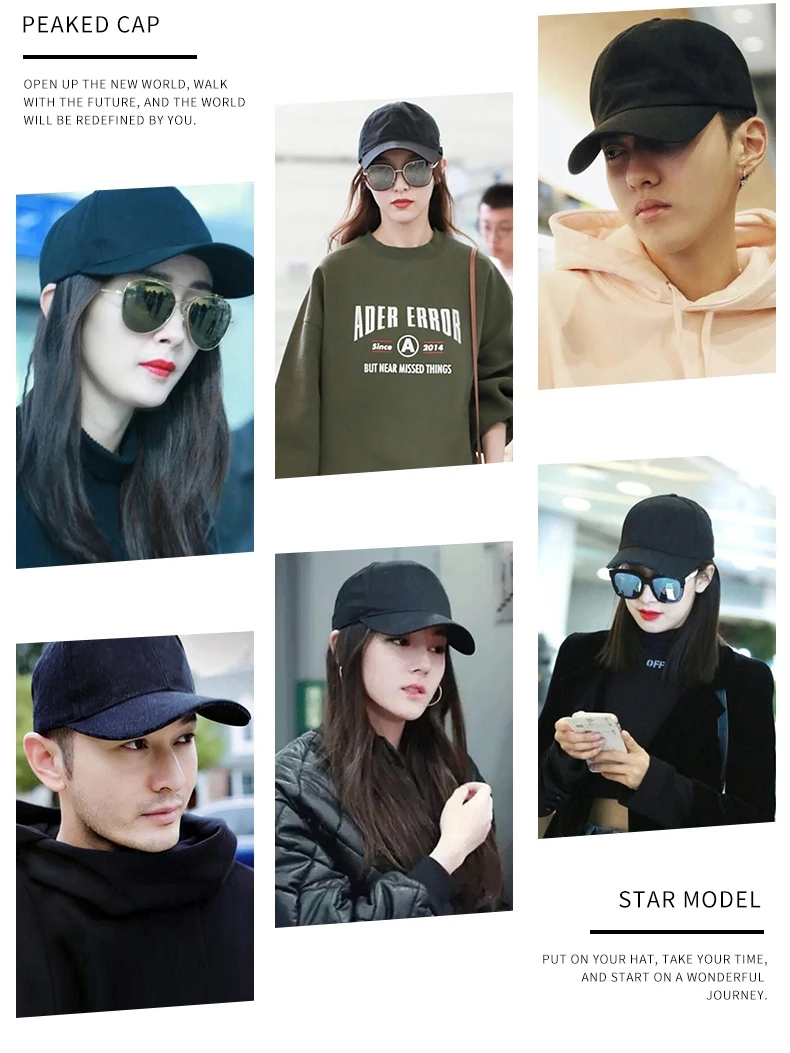 New Cap four Seasons Men and Women all-in-one Casual Classic Cap