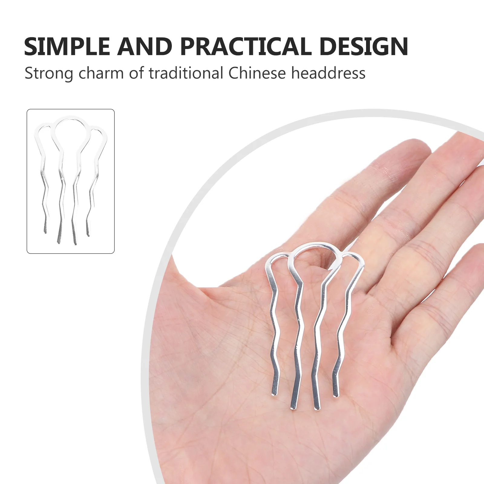 6 шт. древняя заколка для волос сделай сам одежды Хань головной убор зажим заколки