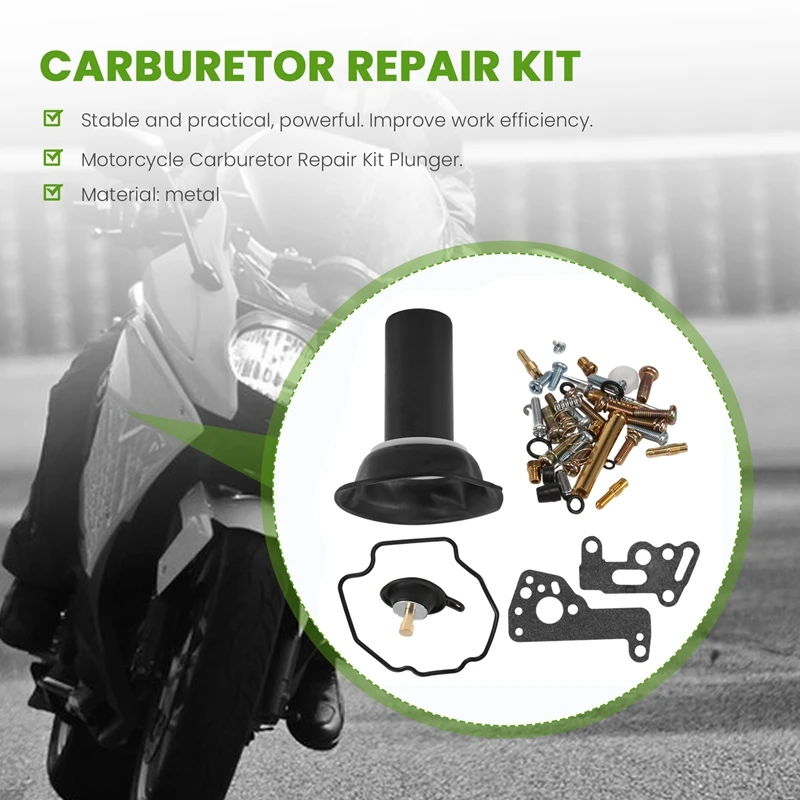 4 комплекта для V-MAX 1200 Vmax 1985-2000 V-MAX1200 Набор Ремонта Карбюратора мотоцикла плунжер