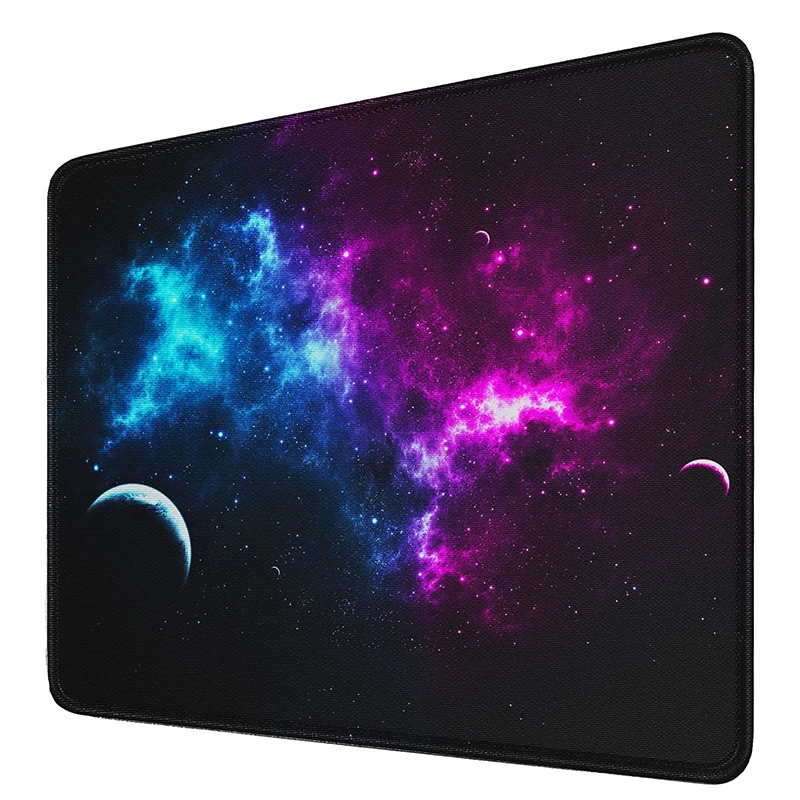

Игровой коврик для мыши Galaxy, 250x290 мм (9,8x11,4 дюйма), мягкий коврик для мыши для игроков, маленький Настольный коврик для мыши