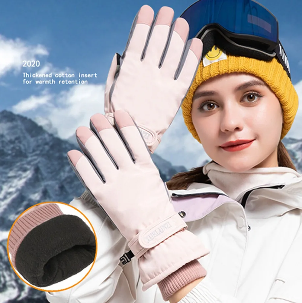 

Outdoor Winter Gloves Waterproof Warm Motorcycle Gloves Thermal Snow Touch Screen Non-slip Motorbike Racing Riding Gloves