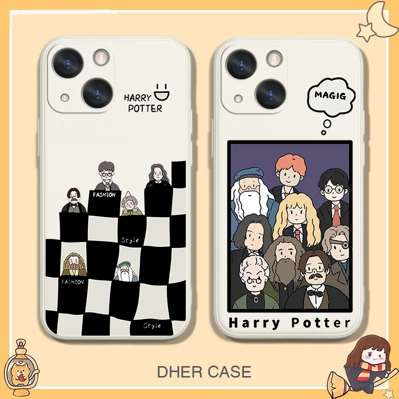 

Anime Harryys Potterer Cute Photo Frames Phone Case For Realme Q3S GT 2 S7 ST S2 C25Y C21Y C11 C17 50A 50i 30 20 Liquid Rope