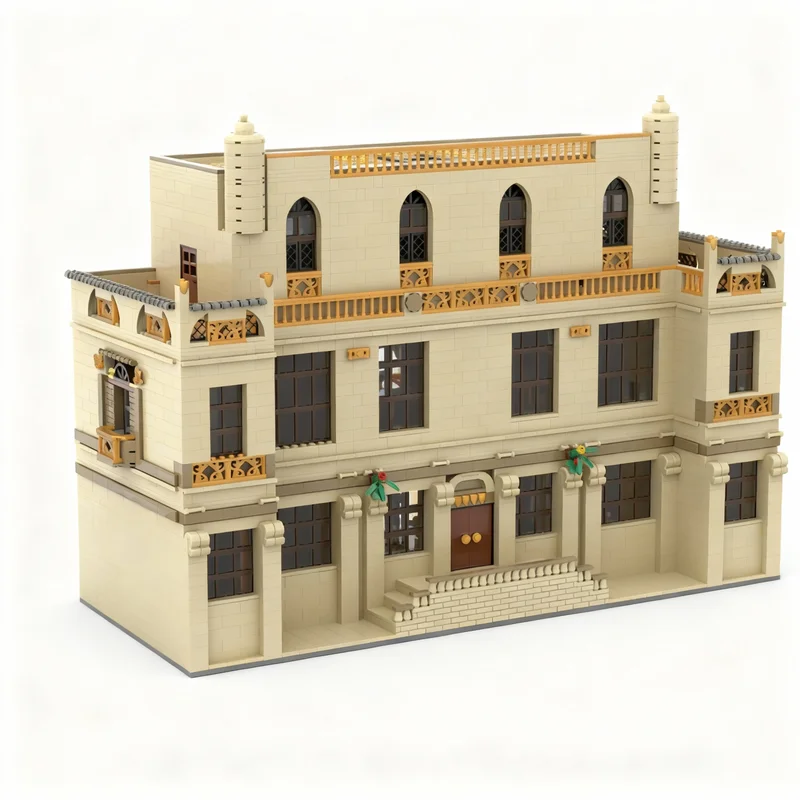 Фото 6904 детали MOC Super Heroes DCD: Модель особняка Бэтмена Уэйна, конструктор, архитектурная модель, рождественский подарок, развивающая игрушка, идея для творчества №2
