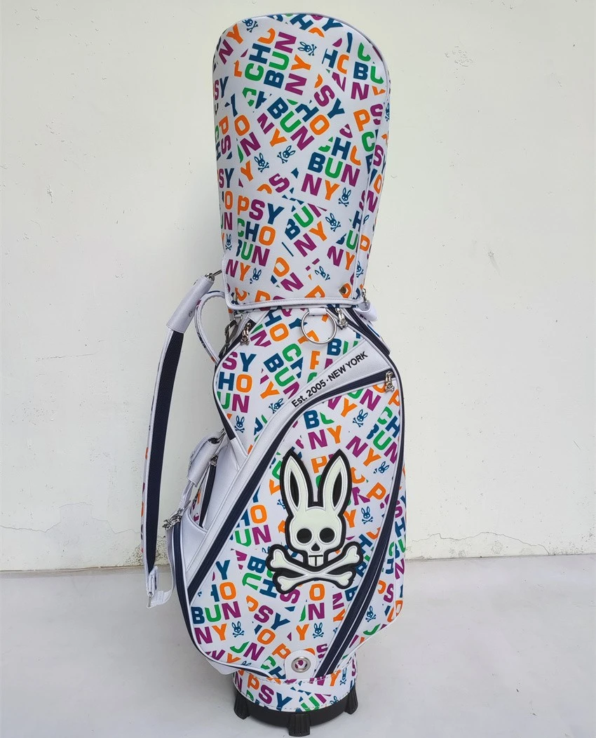 

Golf Caddy Bags Psycho Bunny Golf Bag Men's and Women's Standard Waterproof Golf Club Storage Bag 골프가방