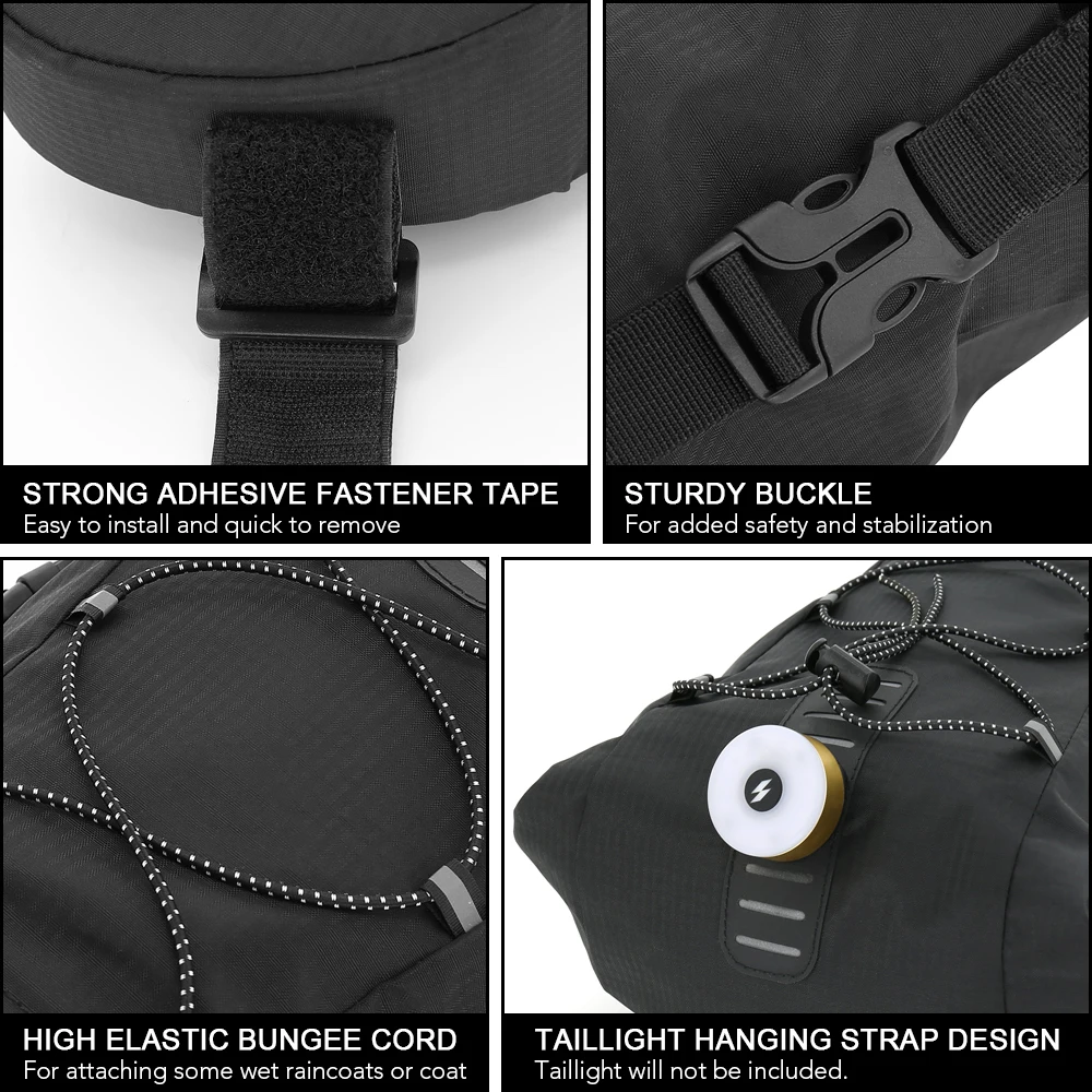 Водонепроницаемая Велосумка SAHOO светоотражающая сумка на заднее сиденье для
