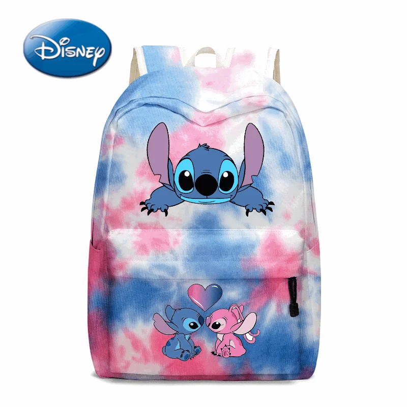 

Модный рюкзак для мужчин и женщин с мультипликационным рисунком Disney Stitch, дорожный спортивный рюкзак для девочек, сумка для ноутбука, милая ш...