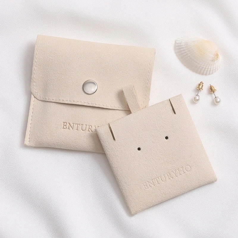 Изготовленный на заказ биоразлагаемый конверт шнурке из микрофибры подарочная