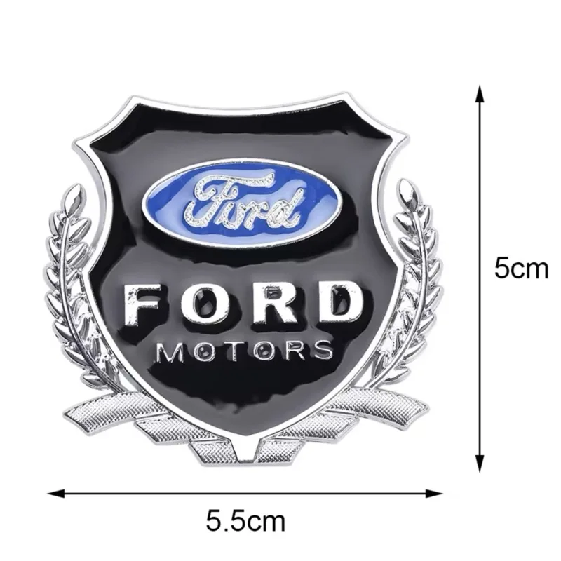 2 шт. металлические эмблемы с пшеничными ушками декоративная наклейка на боковое