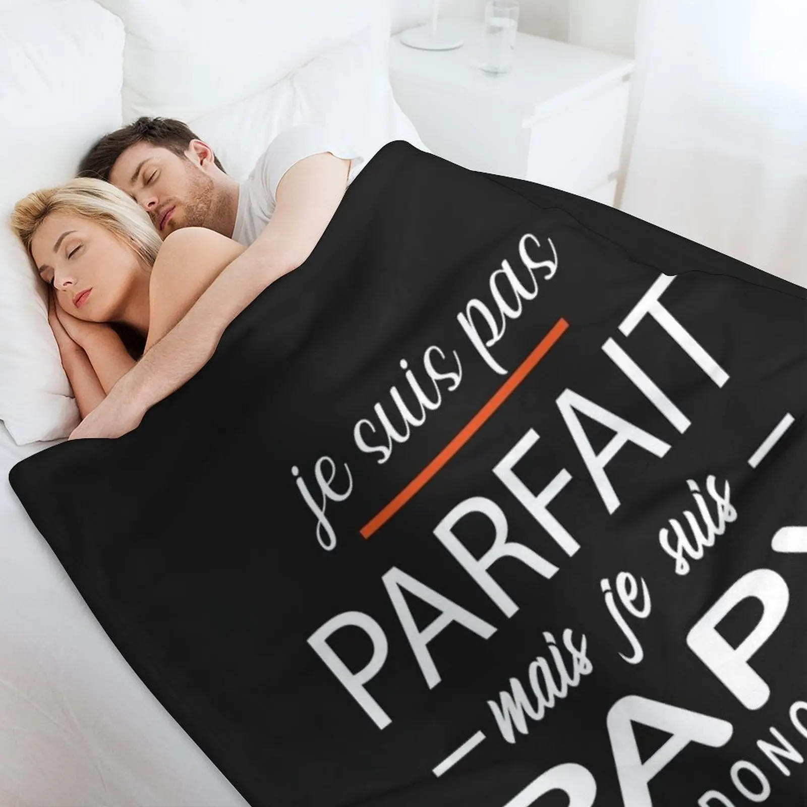 Je Ne Suis Pas Parfait Mais Un Papy Плед Декоративные Кровати Меховые Одеяла Диваны Украшения