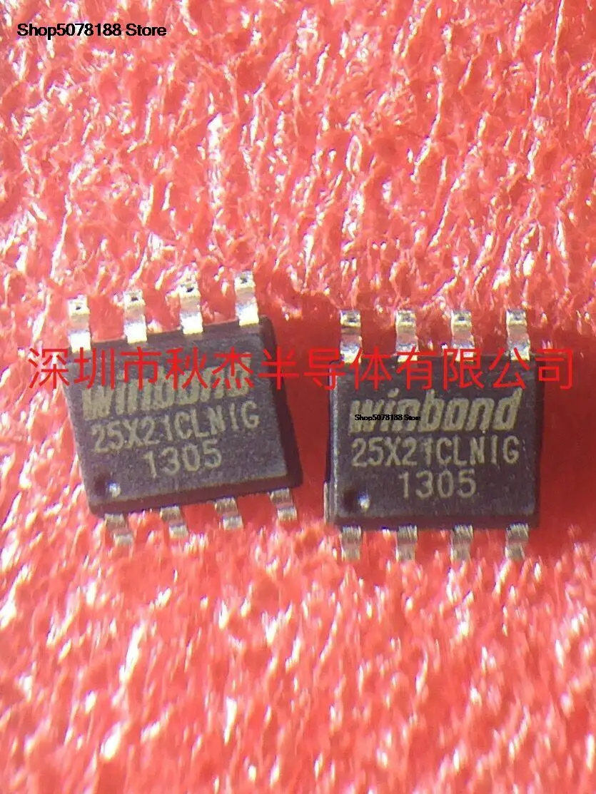 

10pieces W25X21CLSNIG SOP-8 W25X21CLNIG Original and new fast shipping