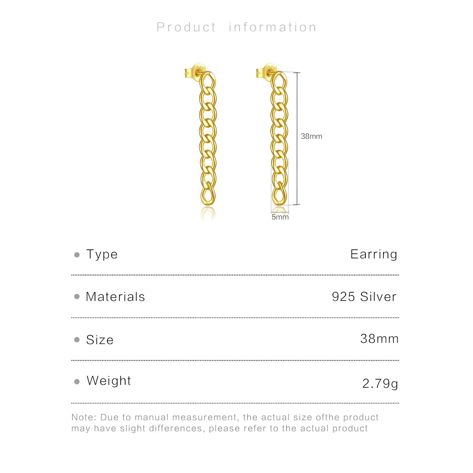 Серьги ANDYWEN из стерлингового серебра 925 пробы с замком 45 мм серьги для пирсинга в