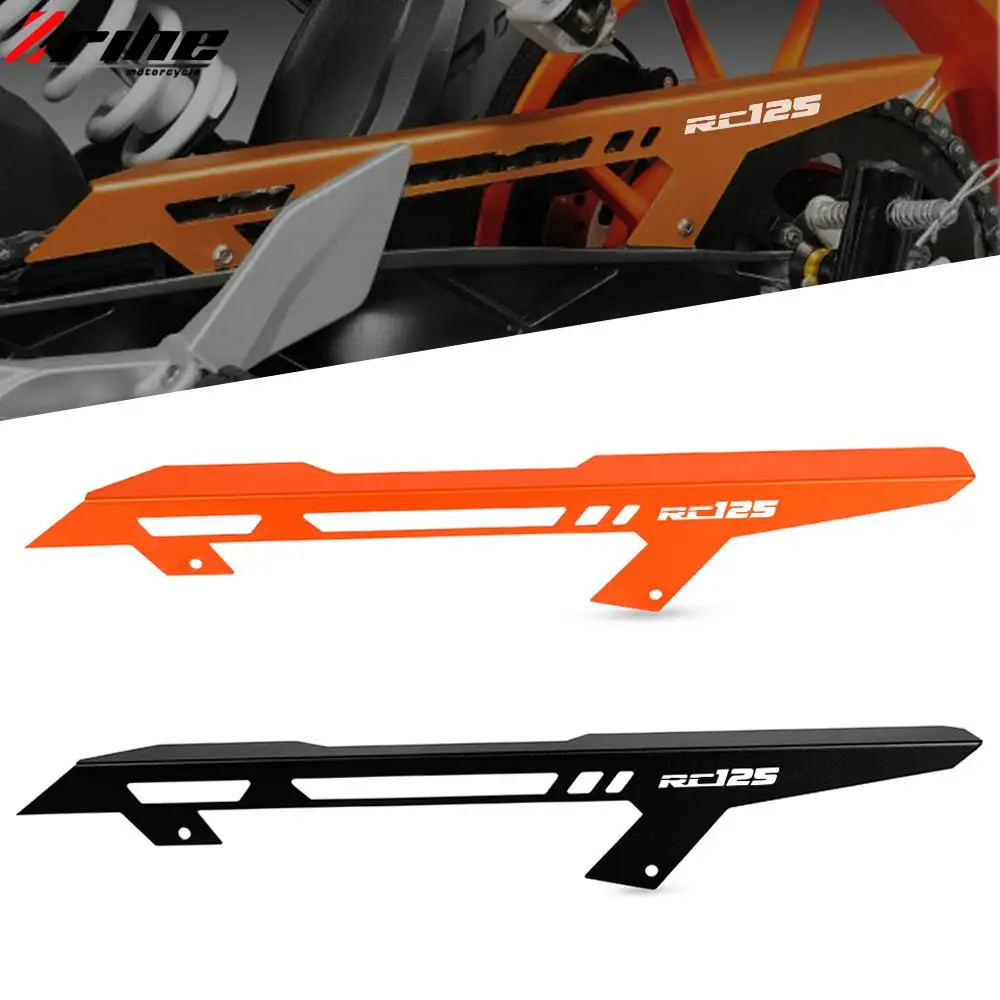 

Front Chain Guard For RC125 RC200 RC390 RC 125 200 390 2014 2015 2016-17 Motorcycle Accessories Aluminum Chain Belt Guard Cover