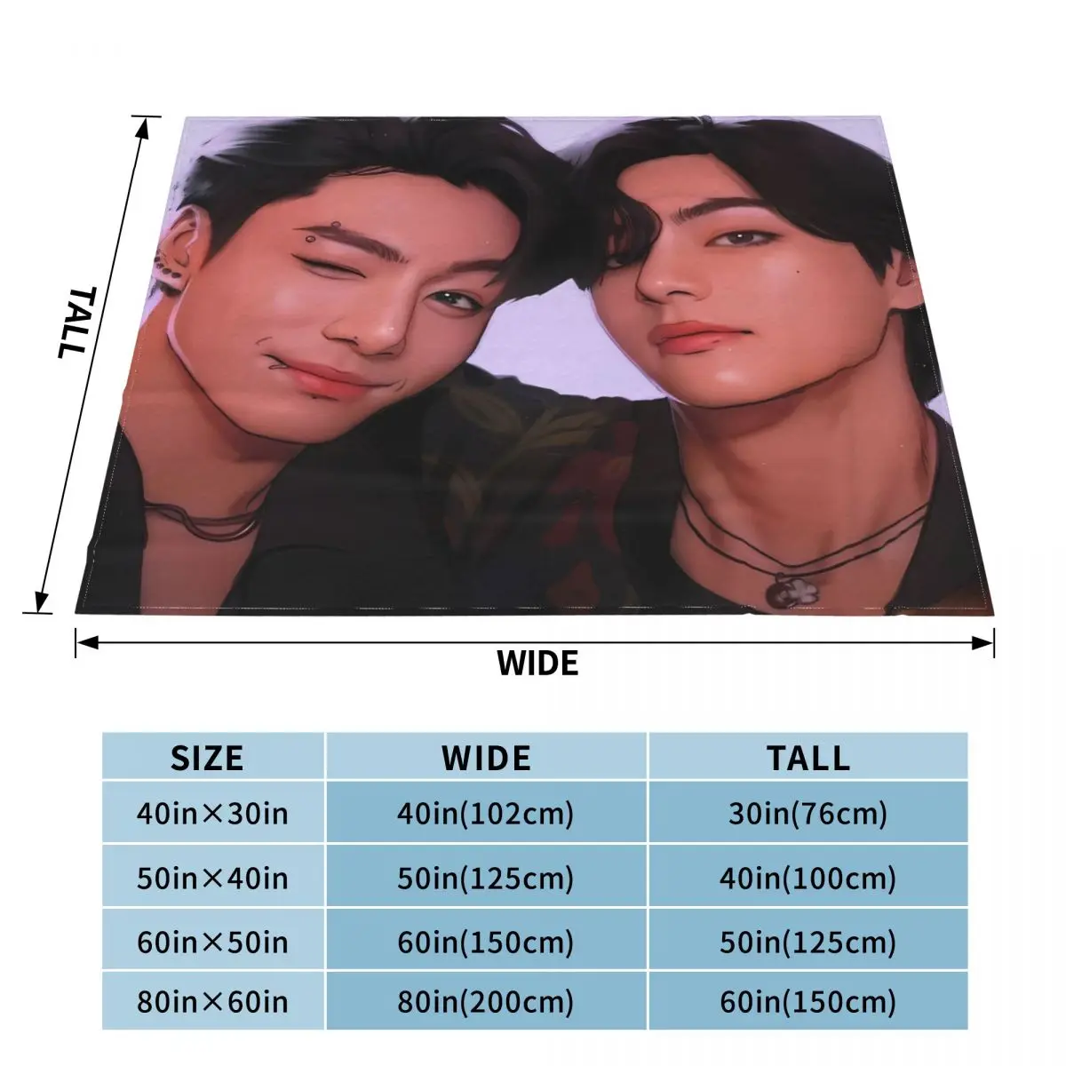 Taekook The Late Show 2021 фотоодеяло покрывало на кровать одеяло мягкое для кровати