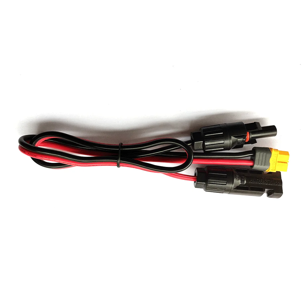 Шнур питания 12awg XT60 мама-коннектор солнечной панели зарядный кабель для хранения