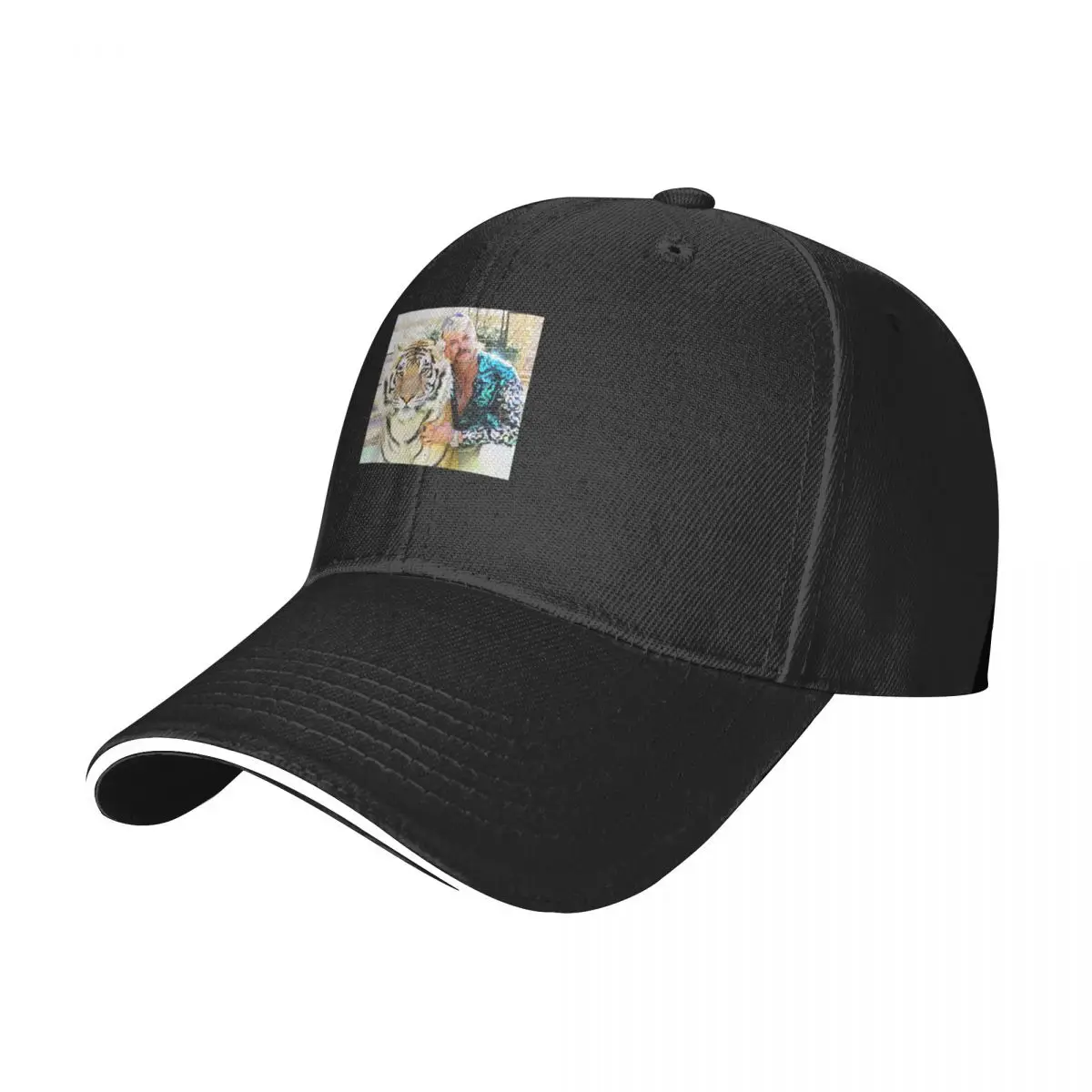 Фото Бейсболка с ремешком для инструментов для мужчин и женщин, Снэпбэк Кепка Джо, экзотическая Кепка с изображением короля тигра, роскошная мужская кепка, Мужская одежда для гольфа №2