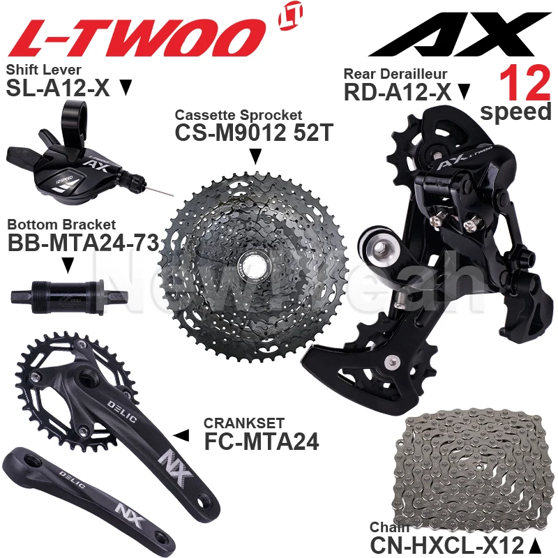 LTWOO AX12 12 скоростной MTB механизм переключения передач задний переключатель