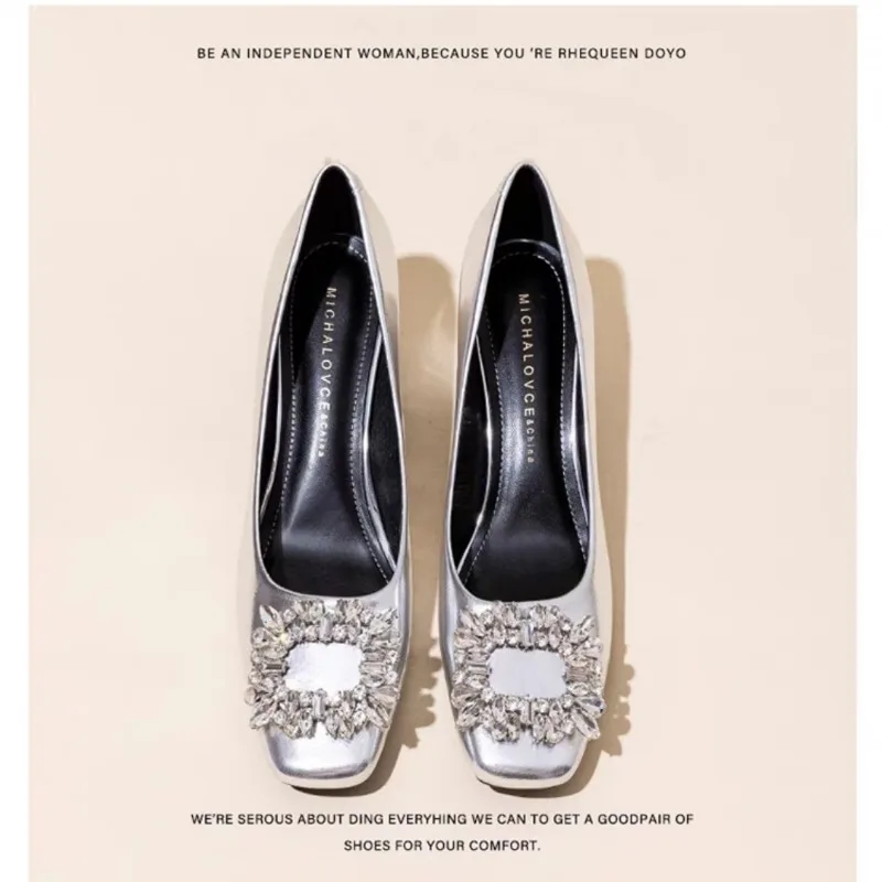 Туфли женские демисезонные из ПУ кожи однотонные Мэри Джейн без застежки