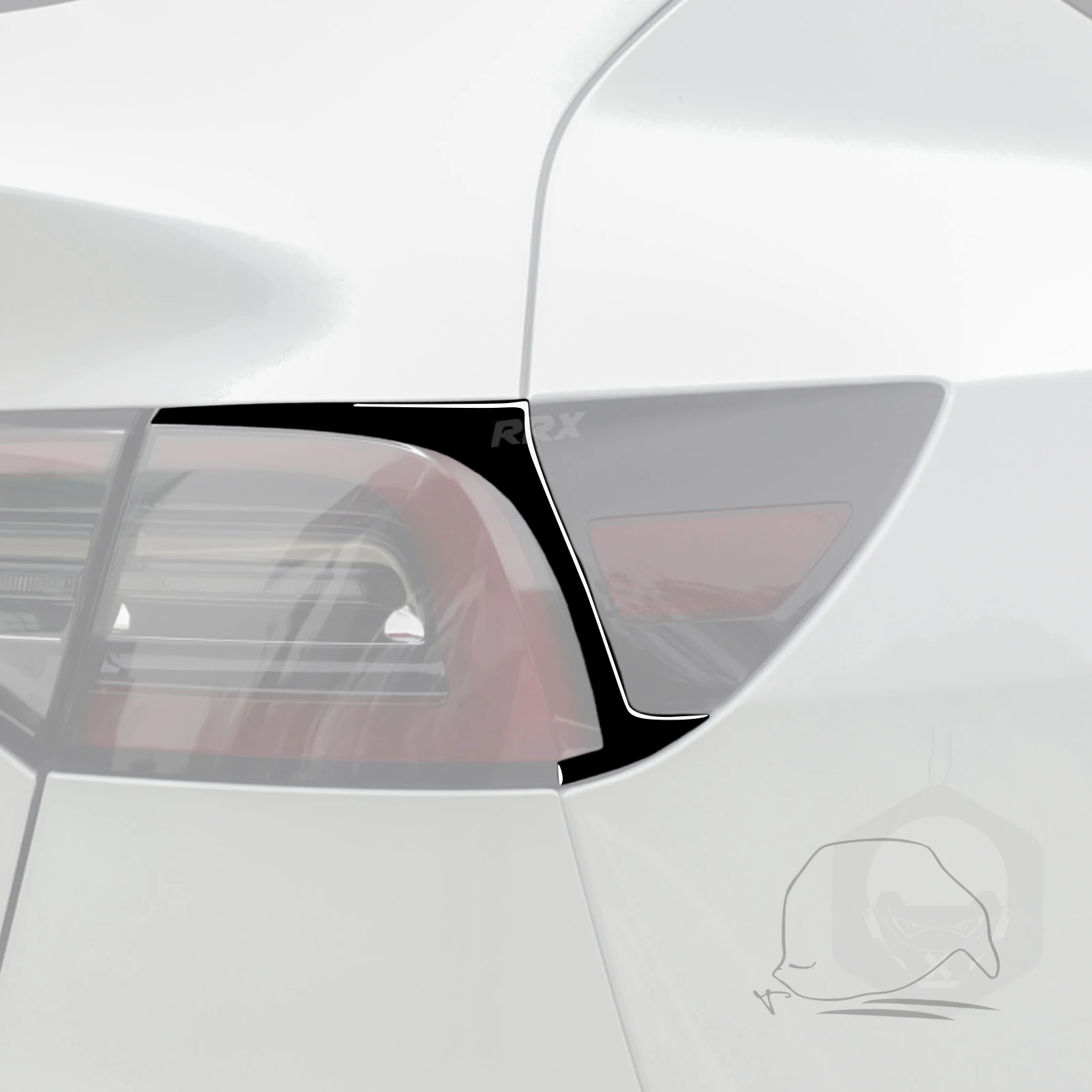 Фото Панель рулевого колеса для Tesla Model Y 2020 +, модель 3 17-22, пианино, черная Центральная панель для приборной панели, переключатель оконного подъемника, наклейка для интерьера №3