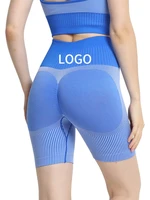 seamless sexy scrunch bum booty shorts for women summer biker cycling gym push up tights high waist bermuda shorts