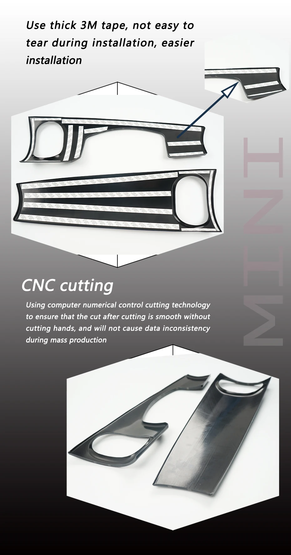 Новая пластиковая крышка из поликарбоната Классическая цветная отделка для