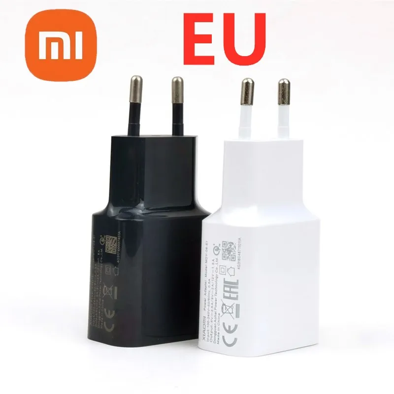 Xiaomi Redmi 9 Charger Original 18W QC 3.0 Fast Charge Adapter For MI A3 A2 Redmi Note 8 Pro 9 9S Genuine Usb Type C Cable