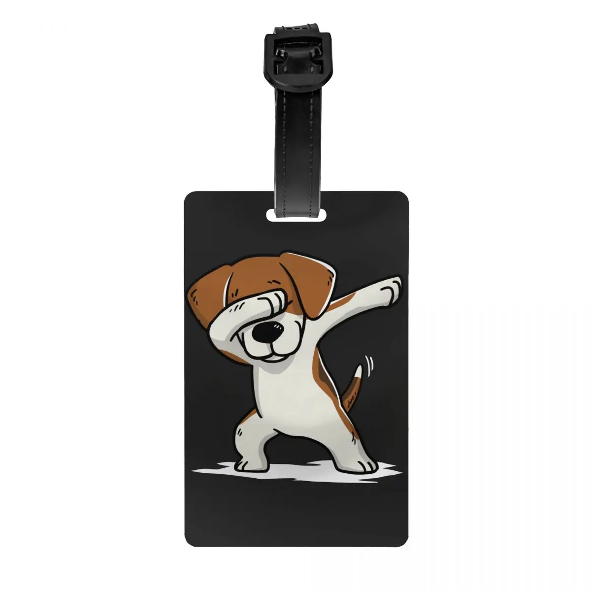 

Dabbing Бигль багажная бирка собака сумка для путешествий чемодан Крышка для личной безопасности идентификационная этикетка