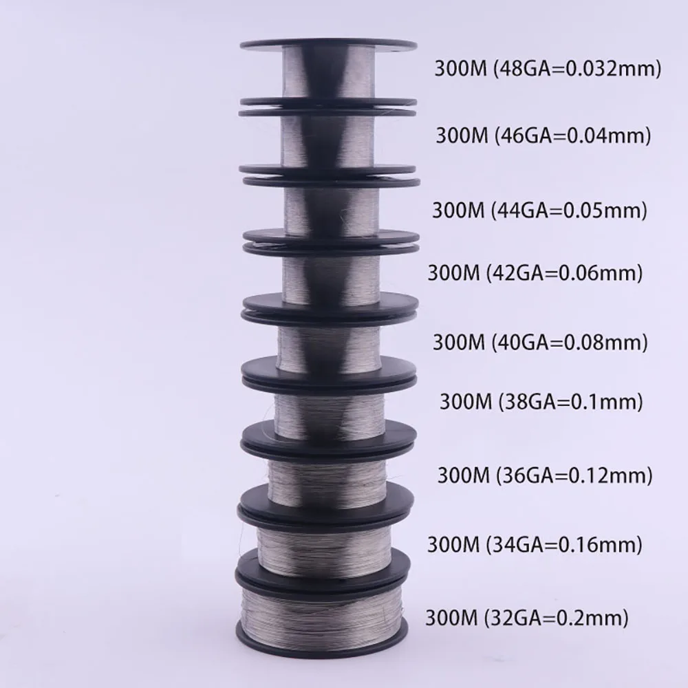 Нагревательный провод XFKM SS316L/A1/ni80, сопротивление 1000 футов/рулон, 32GA 34GA 36GA 38GA 40GA 42GA, перестраиваемые фитили «сделай сам», инструменты, аксессуары