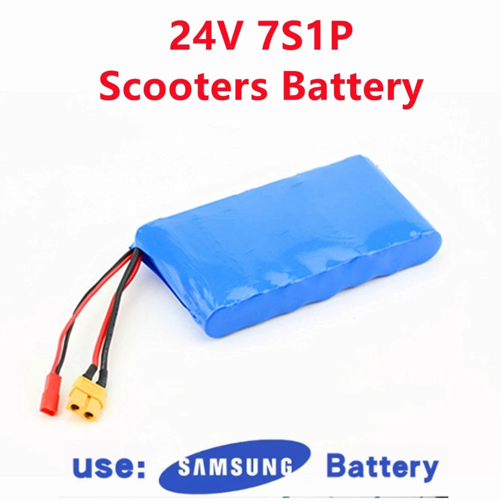 

24V Scooters Battery 7S1P 10000mAh Lithium-ion Battery Pack for Small Electric Unicycles Scooters Toys Built-in Samsung battery