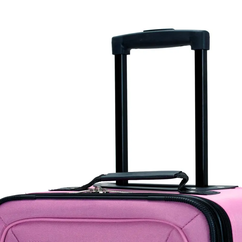 Fashion Softside Upright 2 Piece Luggage Set F102