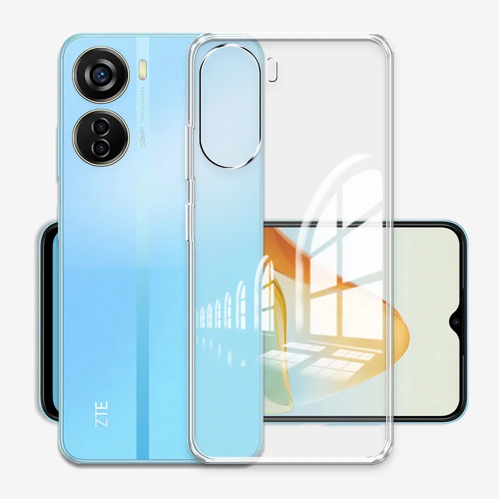 Чехол для ZTE Libero 5G IV прозрачный силиконовый мягкий защитный чехол III Прозрачный
