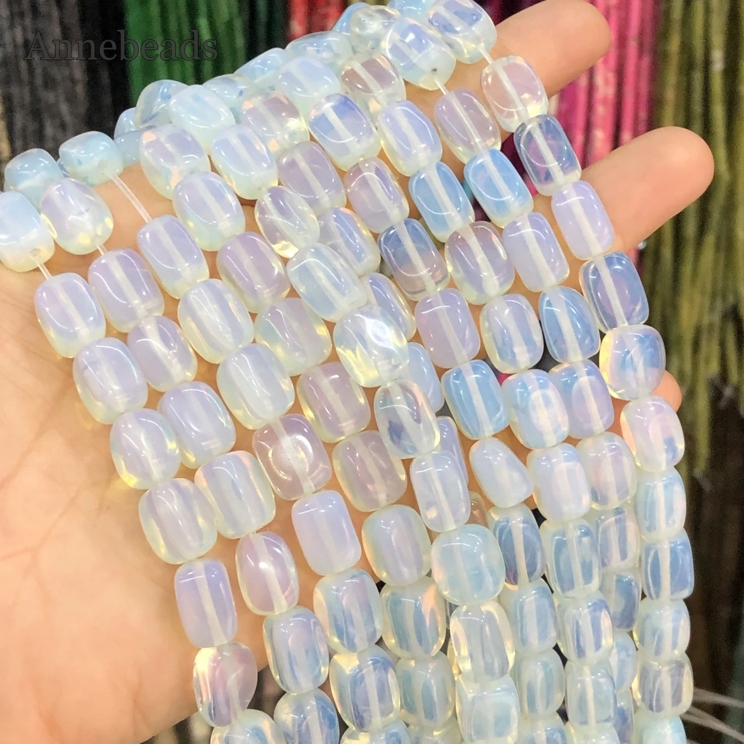 

Бусины Из Натурального опалового камня, 8 х12 мм